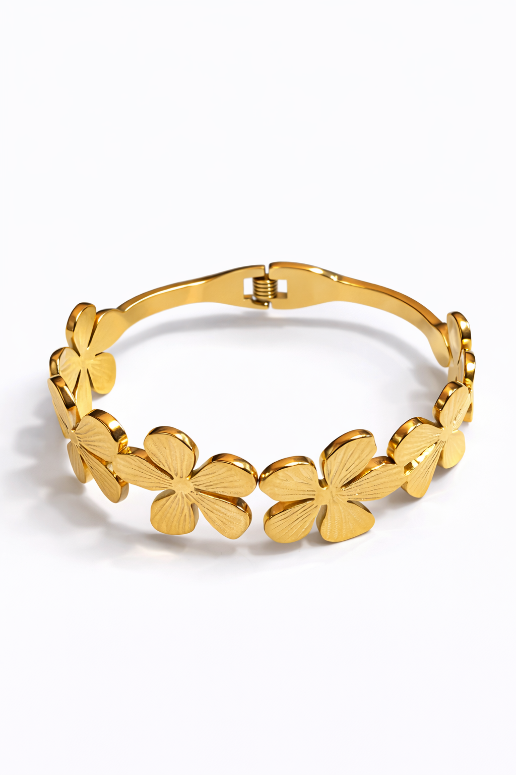 Golden Petal Bloom Bracelet