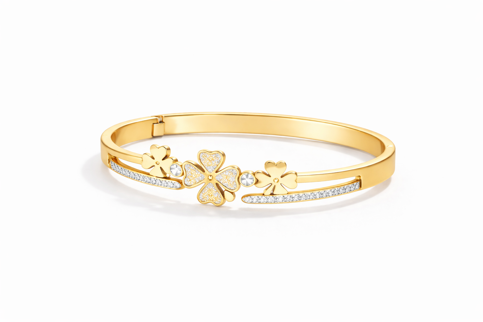 Golden Blossom Bangle