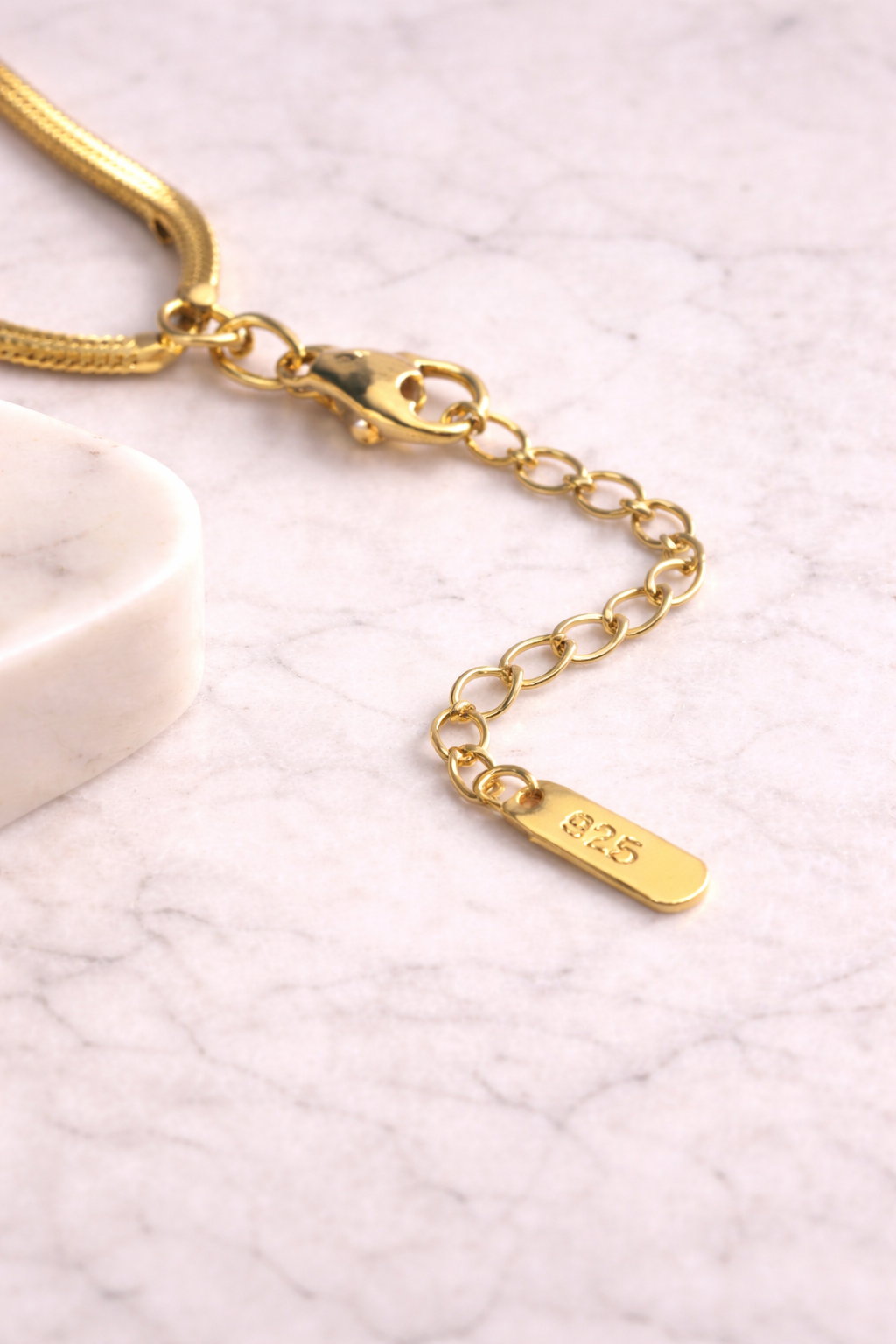 Midnight Heart Gold Necklace