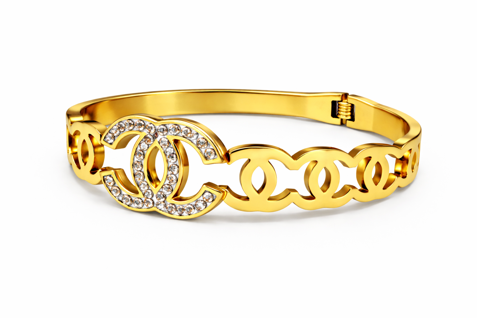 Crystal Luxe  Cuff Bracelet