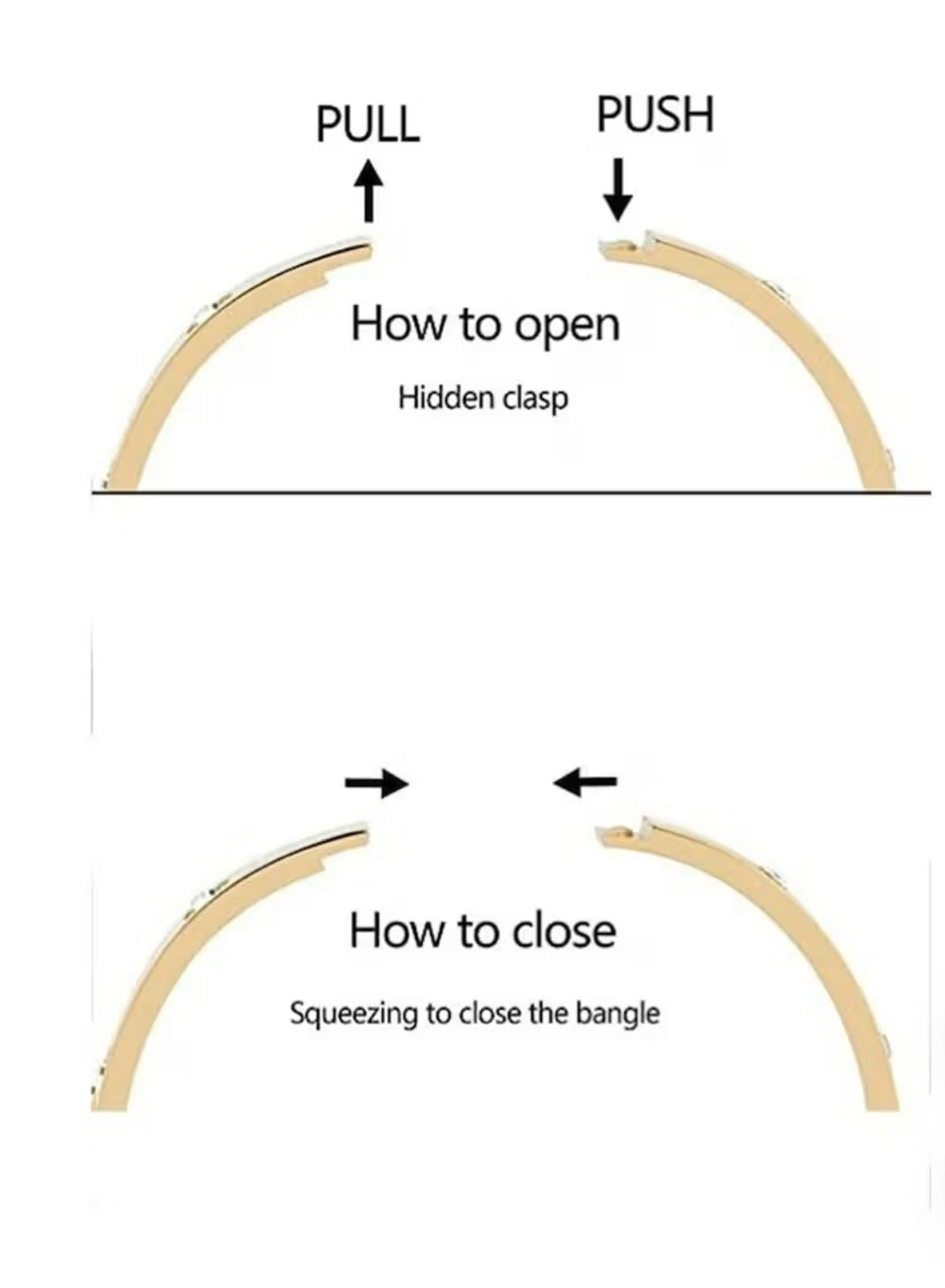 Gold Icon Screw Bangle