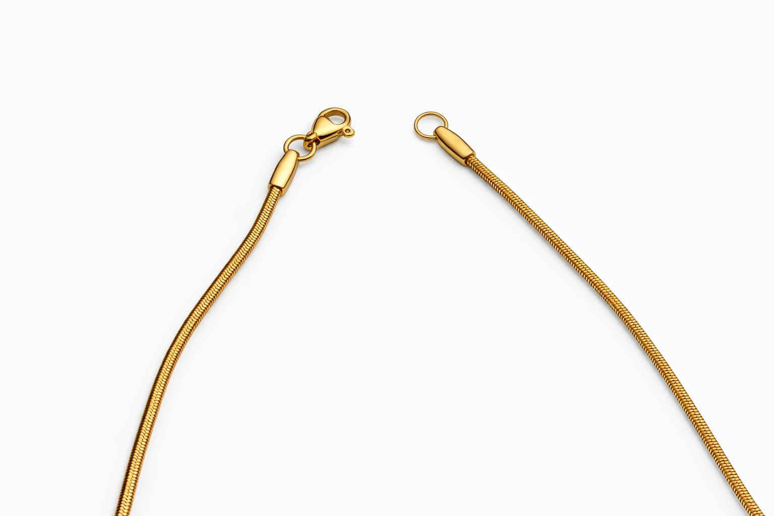 Timeless Gold Snake Chain Necklace(2Mm)